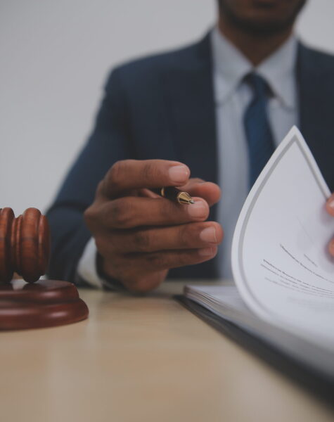 Law theme, gavel or mallet of the judge, lawyer enforcement officers, evidence-based cases taken into account in the court abount business, legislation.